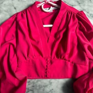 Pink dress up blouse